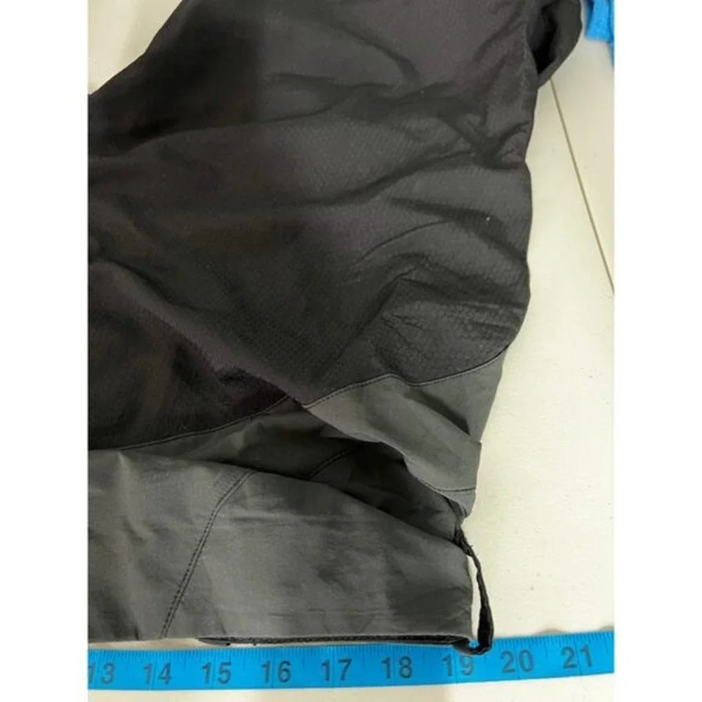 The North Face Mens Black Textured Hiking Outdoor‎ Vented Pants Size 38